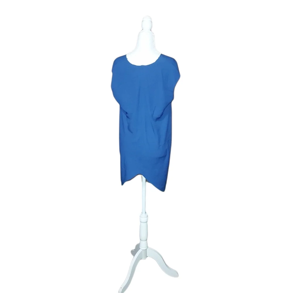 Rachel Rachel Roy S Vneck Tank Top Shirt Blue Breathable Flowy lightweig… - Picture 3 of 3